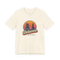 Delaware Retro Sunset Tee