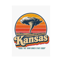 Kansas Tornado On The Plains Poster