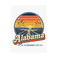 Alabama Gulf Shores Beaches Poster