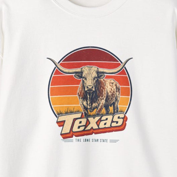 Texas Longhorn Steer Sweatshirt