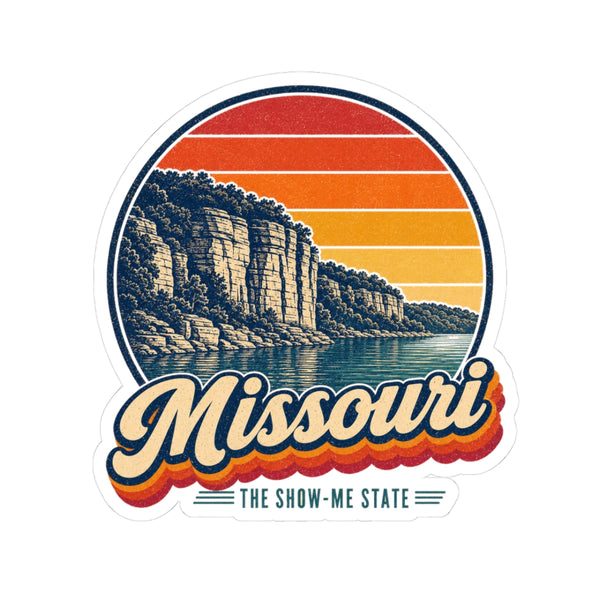 Missouri Ozark Lake Bluffs Sticker