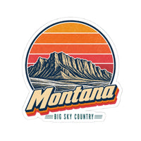 Montana Rocky Mountain Front Sticker