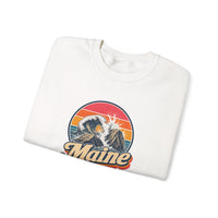 Maine Crashing Surf On Granite Sweatshirt