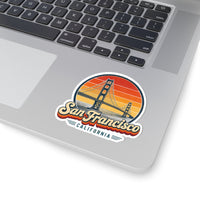 San Francisco Retro Sunset Sticker