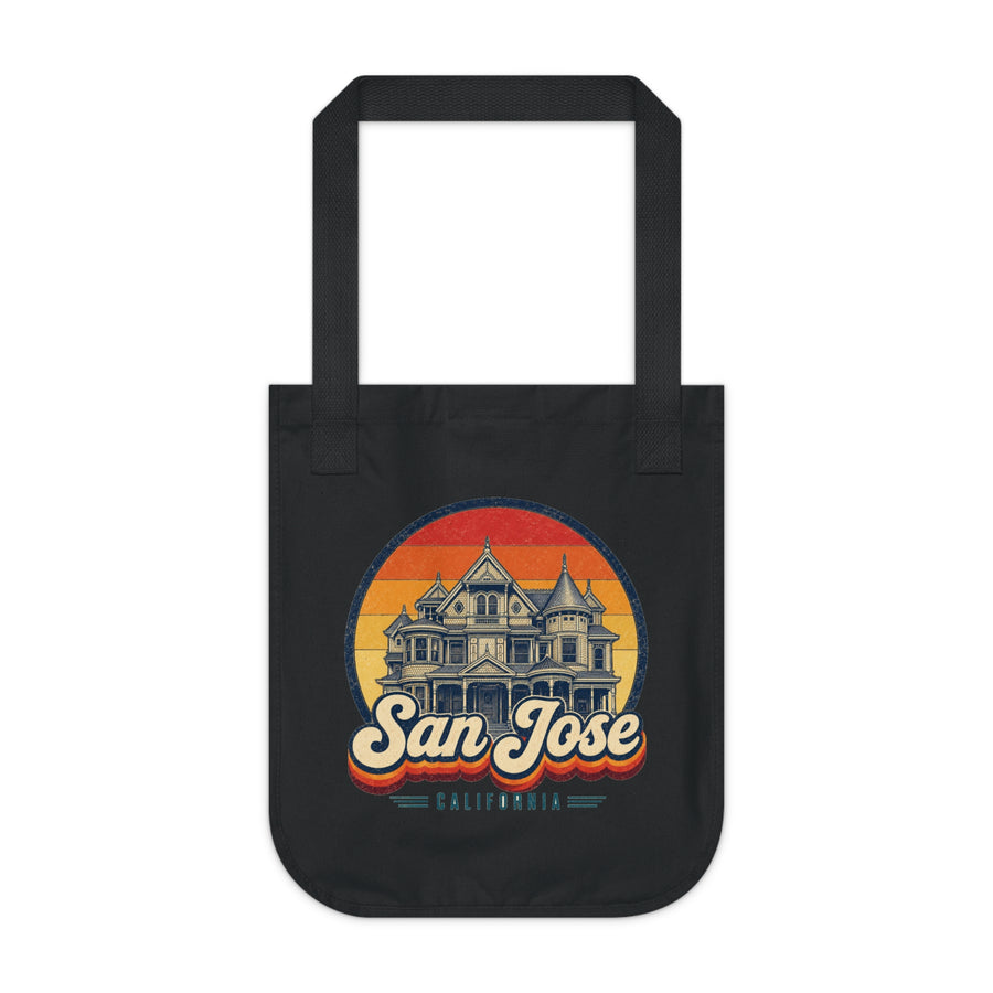 San Jose Retro Sunset Tote Bag