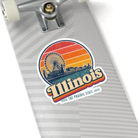 Illinois Navy Pier Ferris Wheel Sticker