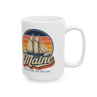 Maine Windjammer Schooner Mug