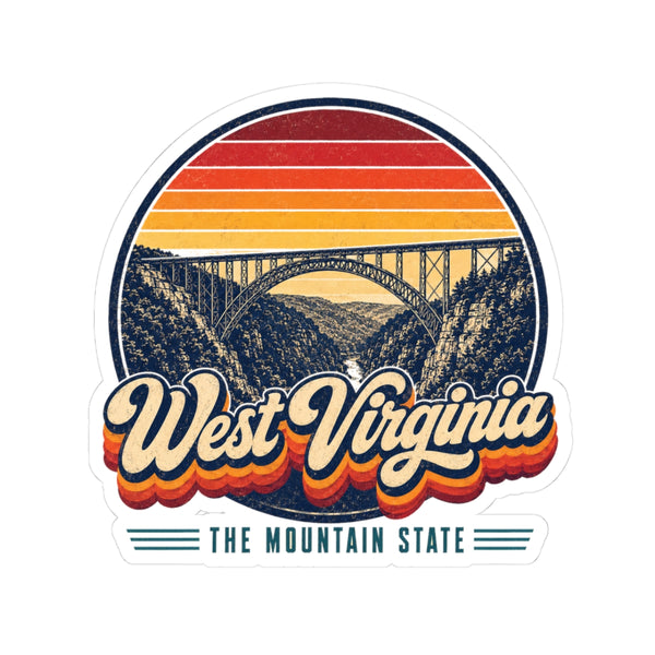 West Virginia New River Gorge Bridge Sticker