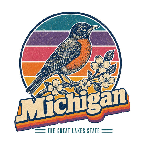 Michigan American Robin Tee