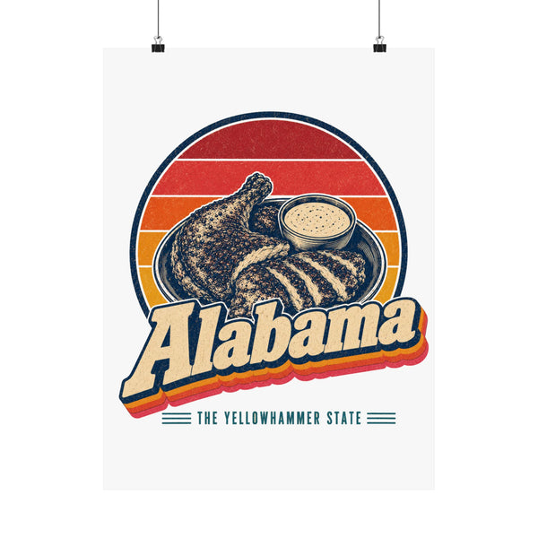 Alabama White Sauce Bbq Poster