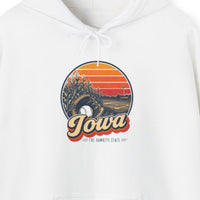 Iowa Baseball In A Cornfield Hoodie