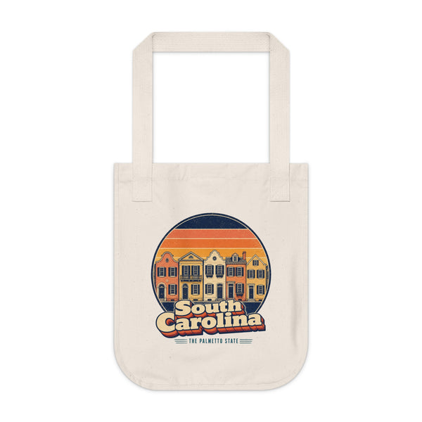 South Carolina Rainbow Row Charleston Tote Bag
