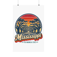 Mississippi Live Oak Alley Poster