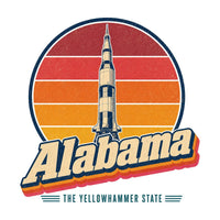 Alabama Saturn V Rocket Tee