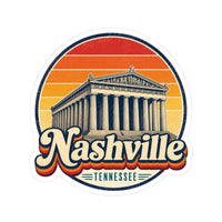 Nashville Retro Sunset Sticker