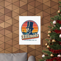 Illinois Lincoln Stovepipe Hat Poster
