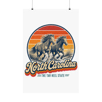 North Carolina Outer Banks Wild Horses Poster
