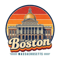 Boston Retro Sunset Tee