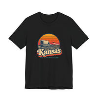 Kansas Santa Fe Trail Wagon Tee