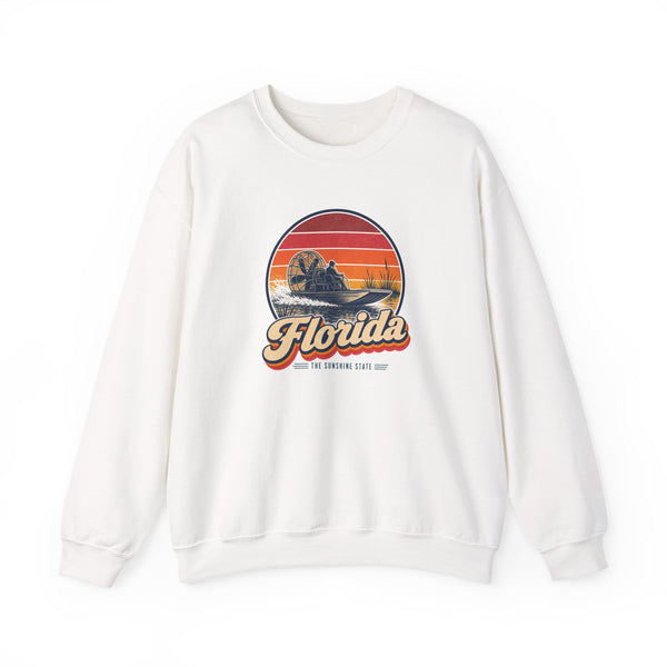 Florida Everglades Airboat Sweatshirt