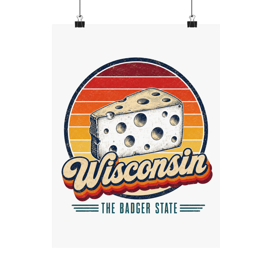 Wisconsin Cheese Wedge Poster