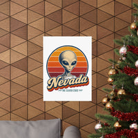 Nevada Area 51 Alien Poster