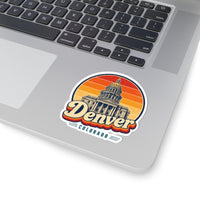 Denver Retro Sunset Sticker