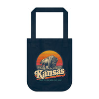 Kansas Buffalo On Prairie Tote Bag
