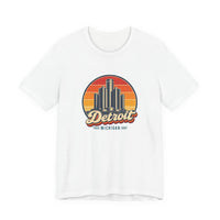 Detroit Retro Sunset Tee