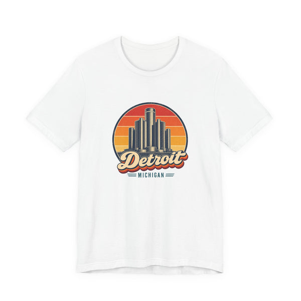 Detroit Retro Sunset Tee