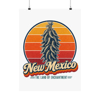 New Mexico Green Chile Ristra Poster