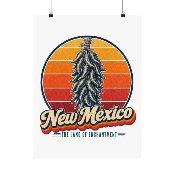 New Mexico Green Chile Ristra Poster