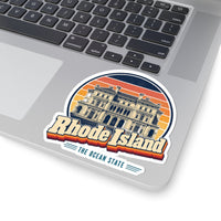 Rhode Island Newport Mansion Sticker