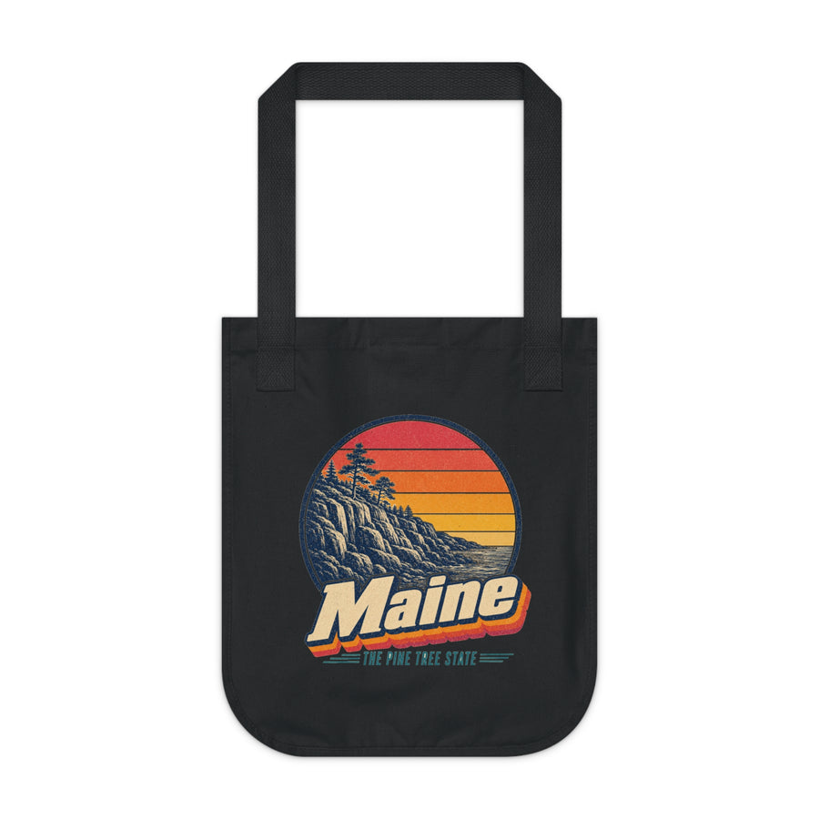 Maine Acadia Coastline Tote Bag