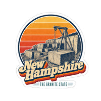 New Hampshire Granite Quarry Sticker