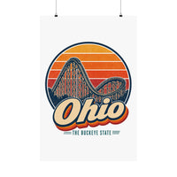 Ohio Roller Coaster Poster