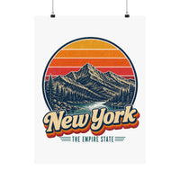New York Adirondack Peaks Poster