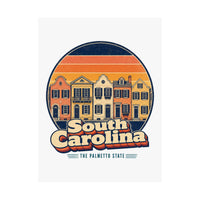 South Carolina Rainbow Row Charleston Poster