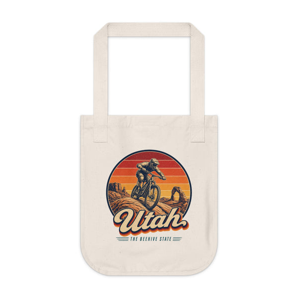 Utah Moab Mountain Biking Tote Bag