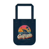 California Retro Sunset Tote Bag
