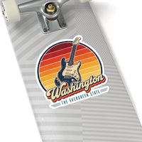 Washington Grunge Guitar Sticker