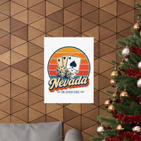 Nevada Dice And Playing Cards Poster