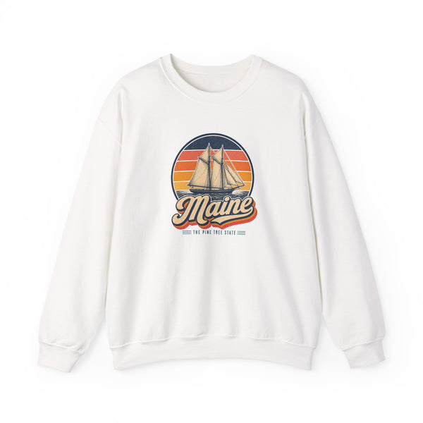 Maine Windjammer Schooner Sweatshirt