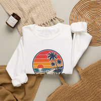 Florida Palm Trees And Beach Sweatshirt