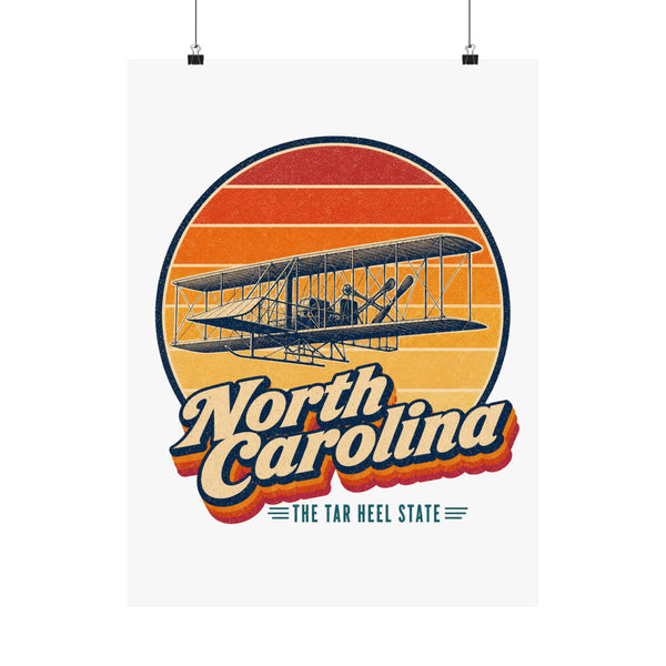 North Carolina Wright Brothers Flyer Poster