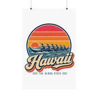 Hawaii Outrigger Canoe Poster