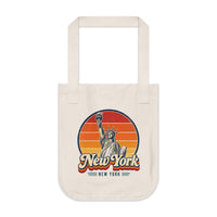 New York City Retro Sunset Tote Bag