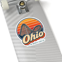 Ohio Roller Coaster Sticker