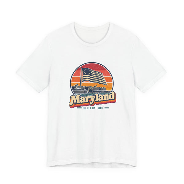 Maryland Fort Mchenry Flag Tee