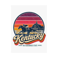 Kentucky Retro Sunset Poster